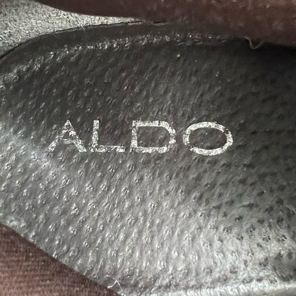 Aldo Brown Leather Block Heel Riding Boots Size 39 Women’s - Picture 2 of 11